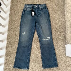NWT Paige Courtney Ripped Bootcut Jeans Size 26